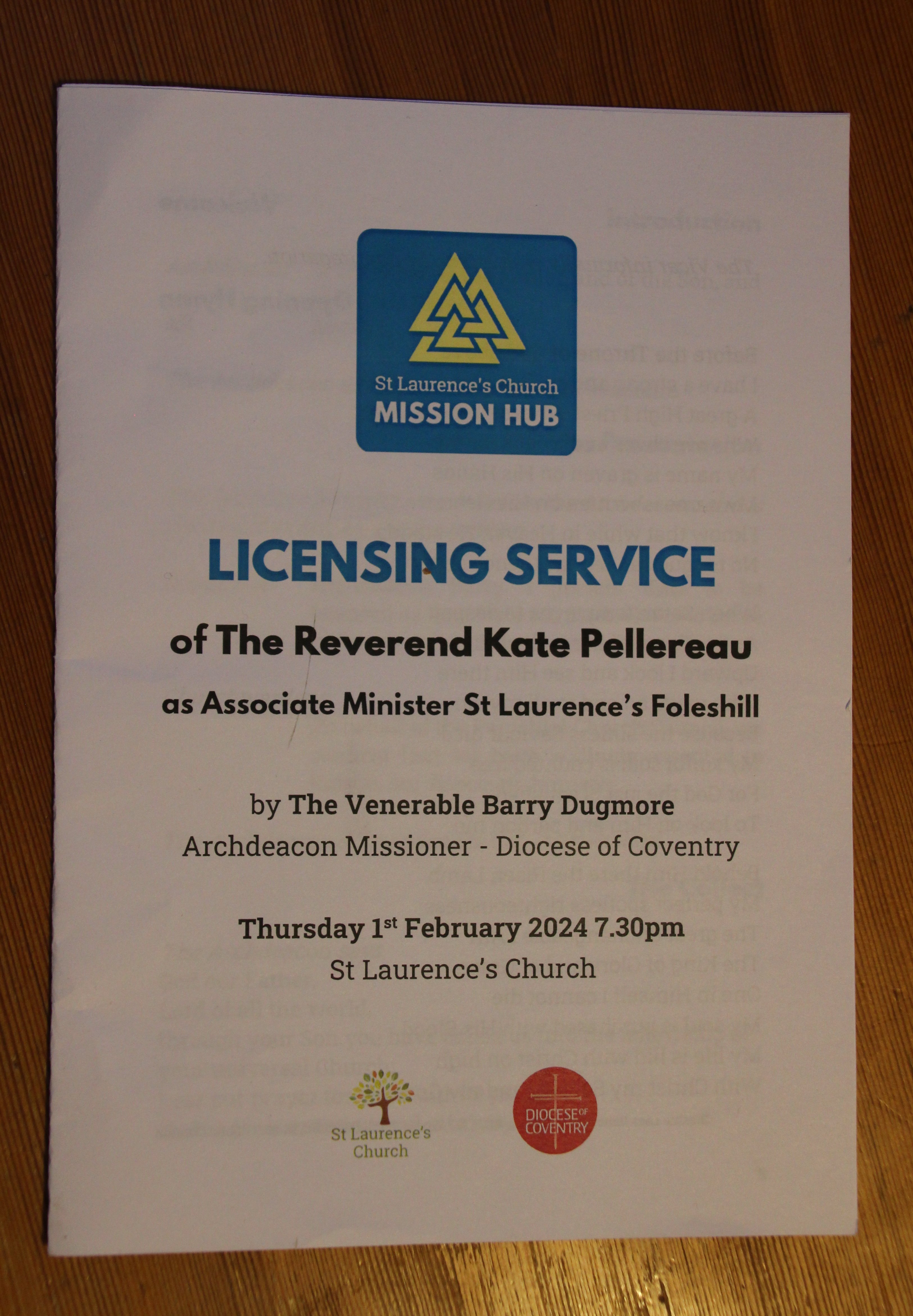 Kate licensing leaflet